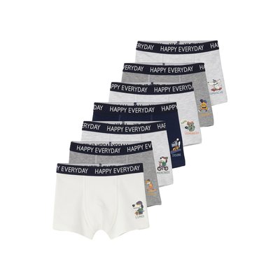 Lot de 7 boxers semainier motif ludique VERTBAUDET