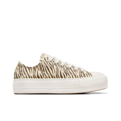 Baskets CHUCK TAYLOR ALL STAR LIFT ZEBRA PRINT CONVERSE