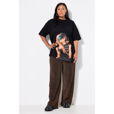 Pantalon pailleté. Coupe Wide Legs et taille STUDIO UNTOLD