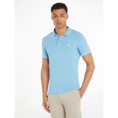 Slim polo in piquétricot, Tipping CALVIN KLEIN JEANS