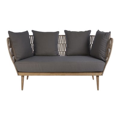 2 Seat Conservatory Sofa - Grey SO'HOME