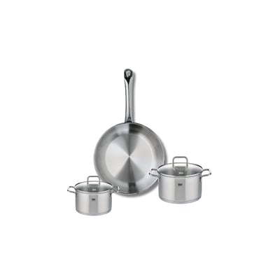 Batterie 1 poêle 24cm + 2 faitouts 12/14cm PROFI CITRIN ELO