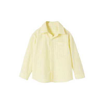 Chemise rayée effet lin VERTBAUDET