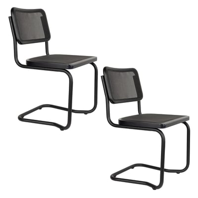 Chaise design en bois (lot de 2), CARREE DUTCHBONE