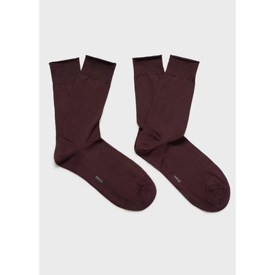 Lot 2 paires de chaussettes longues coton MANGO MAN