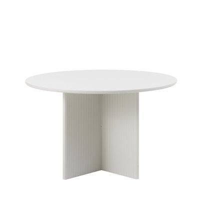 Table à manger 4 personnes ronde en bois- JURA DRAWER