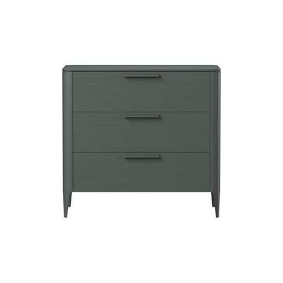 Комод 3 ящика из массива дуба, ширина 90 см SO'HOME