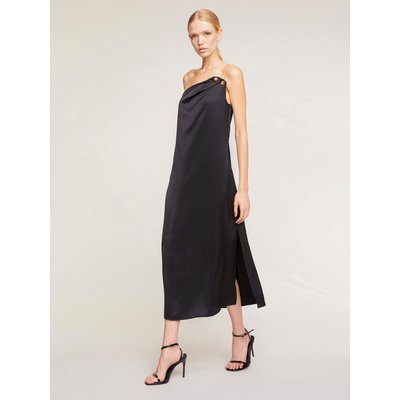 Robe midi en satin avec bretelles à chaînes MOTIVI