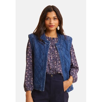Veste en jean matelassée sans manches ICODE
