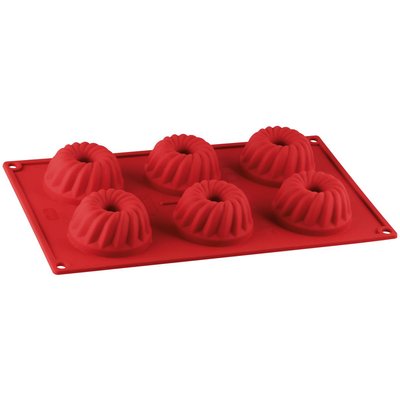Moule à kougelhof 6 empreintes FLEXXIBEL LOVE DR OETKER
