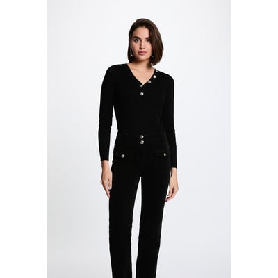 Pull col V fantaisie MORGAN