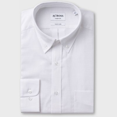 Chemise Confort fit en coton aspect lin ACROSS