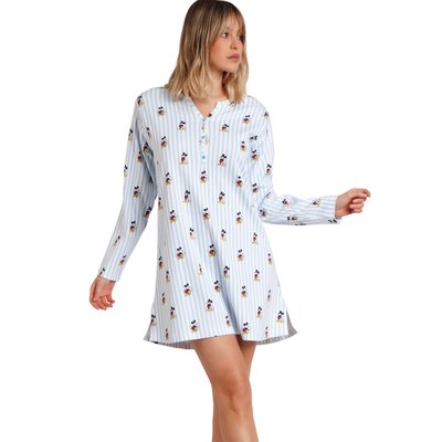 Chemise OPÉRA nuit manches longues Mickey New Yord Disney ADMAS