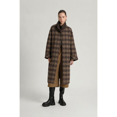 Cappotto lungo reversibile in misto lana SEE U SOON