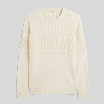 Pull col rond point fantaisie MONOPRIX
