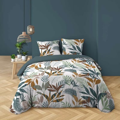 Housse de couette 240x220 + 2 taies 100% coton 57fils ASSANA DECORATIE