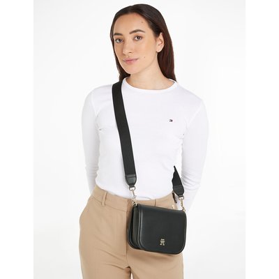 Handtas met klep en stoffen schouderriem TH CITY CROSSOVER TOMMY HILFIGER