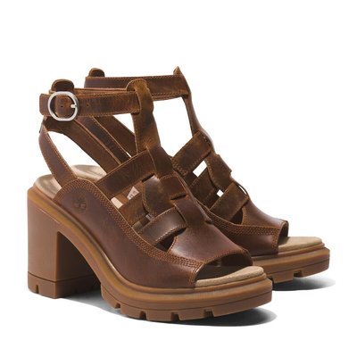 Stivaletti pelle con tacco Allington Heights 6in TIMBERLAND
