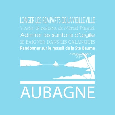 Tableau Mural Aubagne RÉGIONALISME CEANOTHE