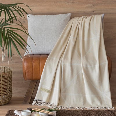 Plaid beige FONTENAY NAF NAF HOME