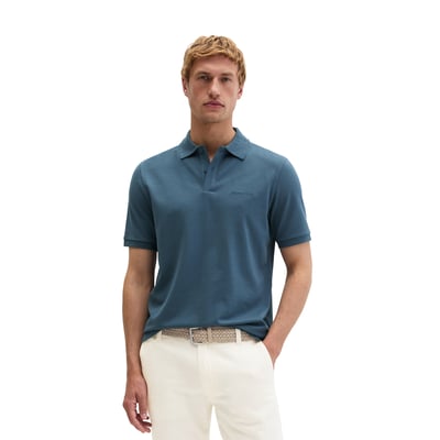 Polo piqué slim en mélange coton bio/viscose de poids moyen MARC O'POLO
