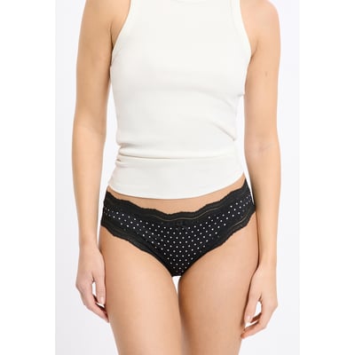 Tanga bords dentelle en microfibre SOUL PRINT ETAM