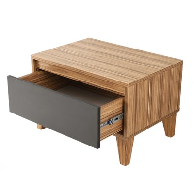 Table de chevet design bois Samba TOILINUX