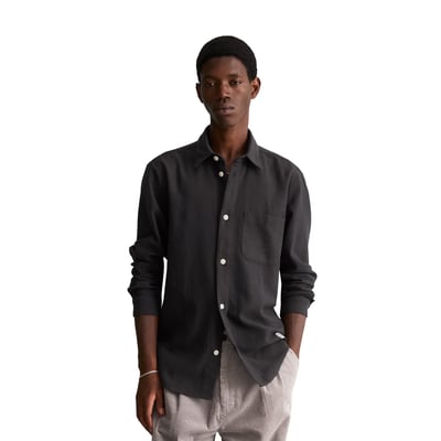 Chemise coupe classique en twill de coton bio doux MARC O’POLO DENIM
