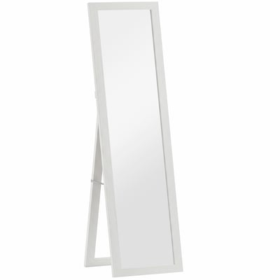 Miroir en pied MDF Blanc HOMCOM
