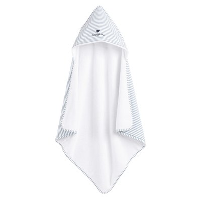 Gestreiftes Baby Badecape aus Jersey und Frottee LA REDOUTE COLLECTIONS