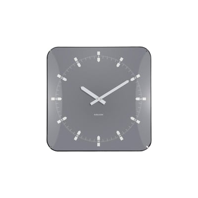 Horloge Murale Plastique SUCINTO DOME SQUARE KARLSSON
