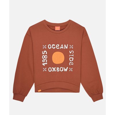 Sweat large col rond imprimé SARDA OXBOW