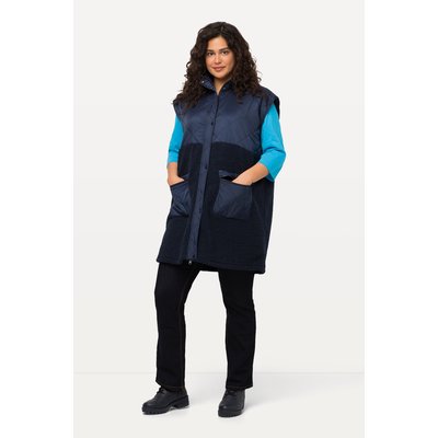 Veste en polaire bouclée à col montant et ULLA POPKEN