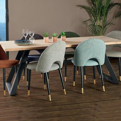 Table à manger extensible bois blanchi 200 cm COSTENTA PIER IMPORT