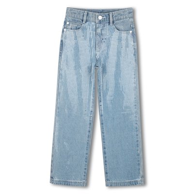 Jean ajustable à sequins DKNY
