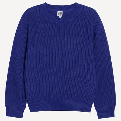 Pull col rond en maille côtelée LA REDOUTE COLLECTIONS
