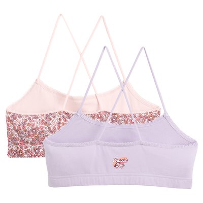 Lot de 2 brassières à fines bretelles LA REDOUTE COLLECTIONS