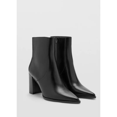 Bottines pointues à talon MANGO