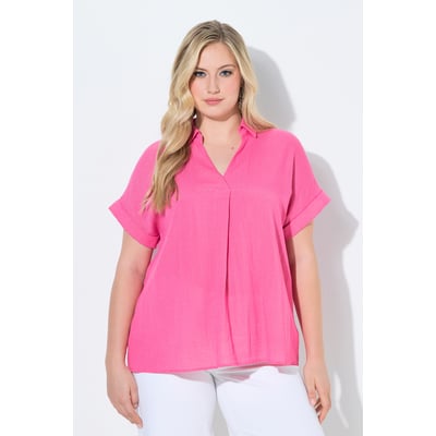 Chemise, oversize, patte de boutonnage ULLA POPKEN