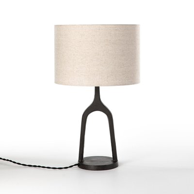Lampe à poser métal et lin Jakomé AM.PM