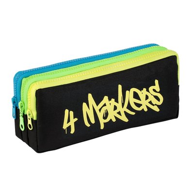 Trousse scolaire 3 compartiments grande capacité GRAFF VIQUEL