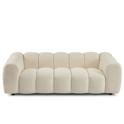 Canapé droit 3 places en tissu SUNNY SORELH