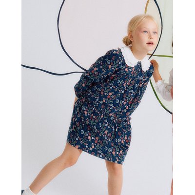 Robe en Coton à Fleurs en Velours Côtelé Brothers & Sisters Brothers & Sisters ZIPPY