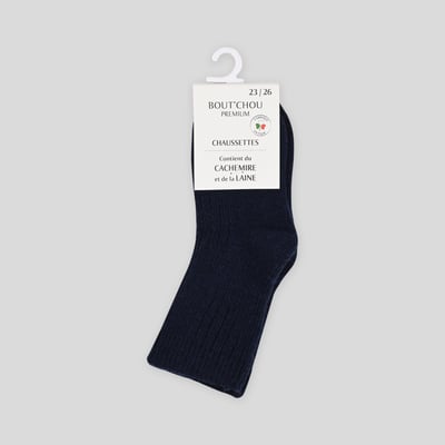 Paire de chaussettes contenant du cachemire et de la laine BOUT'CHOU
