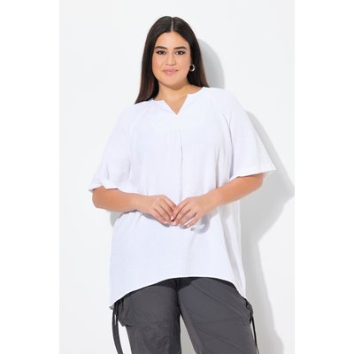Blouse en mousseline. Col tunisien ULLA POPKEN