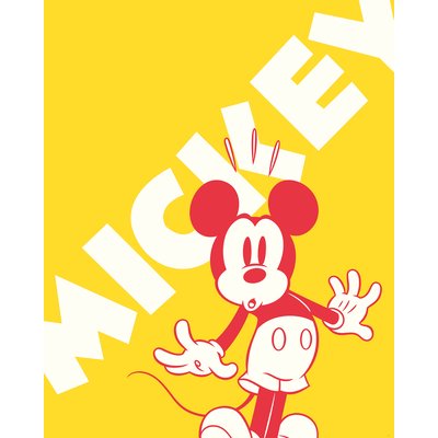 Papier peint Komar - Mickey Contrast - 200 x 250 cm HEXOA