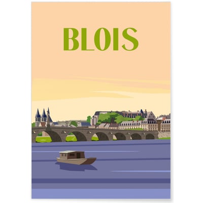 Affiche ville de Blois L'AFFICHERIE