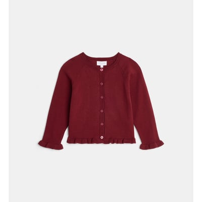 Gilet droit tachic à frourous en coton mélangé CADET ROUSSELLE