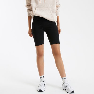 Short ciclista de punto, talle alto LA REDOUTE COLLECTIONS