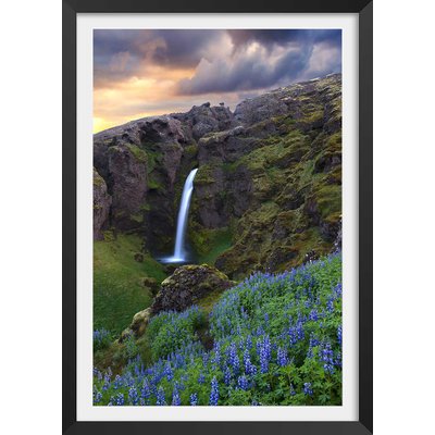 Affiche paysage voyage en islande HEXOA